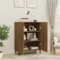 Credenza Rovere Marrone 70x34x90 cm in Legno Multistrato Credenza Rovere Marrone 70x34x90 cm in Legno Multistrato