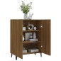Credenza Rovere Marrone 70x34x90 cm in Legno Multistrato Credenza Rovere Marrone 70x34x90 cm in Legno Multistrato