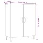 Credenza Rovere Marrone 70x34x90 cm in Legno Multistrato Credenza Rovere Marrone 70x34x90 cm in Legno Multistrato