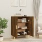 Credenza Rovere Fumo 70x34x90 cm in Legno Multistrato Credenza Rovere Fumo 70x34x90 cm in Legno Multistrato