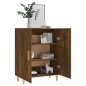 Credenza Rovere Fumo 70x34x90 cm in Legno Multistrato Credenza Rovere Fumo 70x34x90 cm in Legno Multistrato