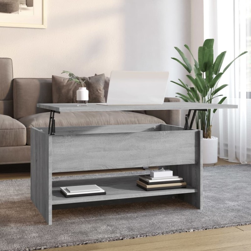 Tavolino da Salotto Grigio Sonoma 80x50x40 cm Legno Multistrato Tavolino da Salotto Grigio Sonoma 80x50x40 cm Legno Multistrato