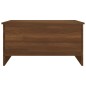Tavolino Rovere Marrone 80x55,5x41,5 cm in Legno Multistrato Tavolino Rovere Marrone 80x55,5x41,5 cm in Legno Multistrato