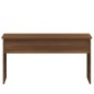 Tavolino Rovere Marrone 102x50,5x52,5 cm in Legno Multistrato