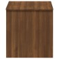 Tavolino Rovere Marrone 102x50,5x52,5 cm in Legno Multistrato