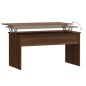 Tavolino Rovere Marrone 102x50,5x52,5 cm in Legno Multistrato