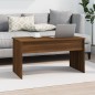 Tavolino Rovere Marrone 102x50,5x52,5 cm in Legno Multistrato