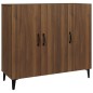Credenza Rovere Marrone 90x34x80 cm in Legno Multistrato Credenza Rovere Marrone 90x34x80 cm in Legno Multistrato