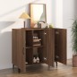Credenza Rovere Marrone 90x34x80 cm in Legno Multistrato Credenza Rovere Marrone 90x34x80 cm in Legno Multistrato