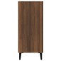 Credenza Rovere Marrone 90x34x80 cm in Legno Multistrato Credenza Rovere Marrone 90x34x80 cm in Legno Multistrato
