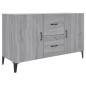 Credenza Grigio Sonoma 100x36x60 cm in Legno Multistrato