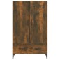 Credenza Rovere Fumo 70x31x115 cm in Legno Multistrato Credenza Rovere Fumo 70x31x115 cm in Legno Multistrato