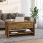Tavolino da Salotto Rovere Fumo 80x50x40 cm Legno Multistrato Tavolino da Salotto Rovere Fumo 80x50x40 cm Legno Multistrato