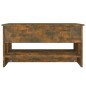 Tavolino da Salotto Rovere Fumo 80x50x40 cm Legno Multistrato Tavolino da Salotto Rovere Fumo 80x50x40 cm Legno Multistrato