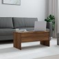 Tavolino Rovere Marrone 102x50,5x46,5 cm in Legno Multistrato Tavolino Rovere Marrone 102x50,5x46,5 cm in Legno Multistrato
