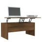 Tavolino Rovere Marrone 102x50,5x46,5 cm in Legno Multistrato Tavolino Rovere Marrone 102x50,5x46,5 cm in Legno Multistrato