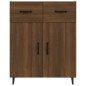 Credenza Rovere Marrone 69,5x34x90 cm in Legno Multistrato Credenza Rovere Marrone 69,5x34x90 cm in Legno Multistrato