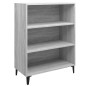 Credenza Grigio Sonoma 69,5x32,5x90 cm in Legno Multistrato Credenza Grigio Sonoma 69,5x32,5x90 cm in Legno Multistrato