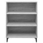 Credenza Grigio Sonoma 69,5x32,5x90 cm in Legno Multistrato Credenza Grigio Sonoma 69,5x32,5x90 cm in Legno Multistrato
