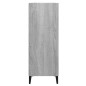 Credenza Grigio Sonoma 69,5x32,5x90 cm in Legno Multistrato Credenza Grigio Sonoma 69,5x32,5x90 cm in Legno Multistrato