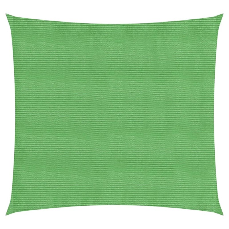 Vela Parasole 160 g/m² Verde Chiaro 4,5x4,5 m in HDPE