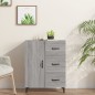 Credenza Grigio Sonoma 69,5x34x90 cm in Legno Multistrato Credenza Grigio Sonoma 69,5x34x90 cm in Legno Multistrato