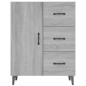 Credenza Grigio Sonoma 69,5x34x90 cm in Legno Multistrato Credenza Grigio Sonoma 69,5x34x90 cm in Legno Multistrato