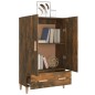 Credenza Rovere Fumo 70x31x115 cm in Legno Multistrato Credenza Rovere Fumo 70x31x115 cm in Legno Multistrato