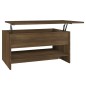 Tavolino Salotto Rovere Marrone 80x50x40 cm Legno Multistrato Tavolino Salotto Rovere Marrone 80x50x40 cm Legno Multistrato