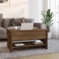 Tavolino Salotto Rovere Marrone 80x50x40 cm Legno Multistrato Tavolino Salotto Rovere Marrone 80x50x40 cm Legno Multistrato
