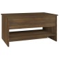 Tavolino Salotto Rovere Marrone 80x50x40 cm Legno Multistrato Tavolino Salotto Rovere Marrone 80x50x40 cm Legno Multistrato