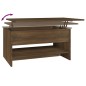 Tavolino Salotto Rovere Marrone 80x50x40 cm Legno Multistrato Tavolino Salotto Rovere Marrone 80x50x40 cm Legno Multistrato