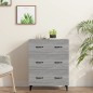 Credenza Grigio Sonoma 69,5x34x90 cm in Legno Multistrato Credenza Grigio Sonoma 69,5x34x90 cm in Legno Multistrato