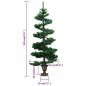 vidaXL Albero di Natale Preilluminato con Vaso Verde 120 cm in PVC vidaXL Albero di Natale Preilluminato con Vaso Verde 120 cm in PVC