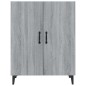 Credenza Grigio Sonoma 70x34x90 cm in Legno Multistrato Credenza Grigio Sonoma 70x34x90 cm in Legno Multistrato