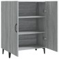 Credenza Grigio Sonoma 70x34x90 cm in Legno Multistrato Credenza Grigio Sonoma 70x34x90 cm in Legno Multistrato