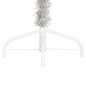 Albero di Natale Artificiale a Metà con Base Argento 150 cm PVC