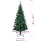 Albero di Natale Artificiale Punte Iridescenti Verde 210 cm PVC Albero di Natale Artificiale Punte Iridescenti Verde 210 cm PVC