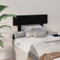 Testiera per Letto Nera 103,5x3x81 cm in Legno Massello di Pino Testiera per Letto Nera 103,5x3x81 cm in Legno Massello di Pino