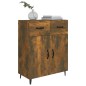 Credenza Rovere Fumo 69,5x34x90 cm in Legno Multistrato Credenza Rovere Fumo 69,5x34x90 cm in Legno Multistrato