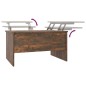 Tavolino da Salotto Rovere Fumo 80x50x42,5 cm Legno Multistrato Tavolino da Salotto Rovere Fumo 80x50x42,5 cm Legno Multistrato
