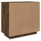 Credenza Rovere Anticato 80x40x75 cm in Legno Multistrato Credenza Rovere Anticato 80x40x75 cm in Legno Multistrato