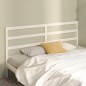 Testiera per Letto Bianca 186x4x100cm in Legno Massello di Pino Testiera per Letto Bianca 186x4x100cm in Legno Massello di Pino
