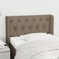 Testiera ad Orecchio Tortora 83x16x78/88 cm in Tessuto Testiera ad Orecchio Tortora 83x16x78/88 cm in Tessuto