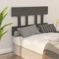 Testiera per Letto Grigia 103,5x3x81 cm Legno Massello di Pino Testiera per Letto Grigia 103,5x3x81 cm Legno Massello di Pino