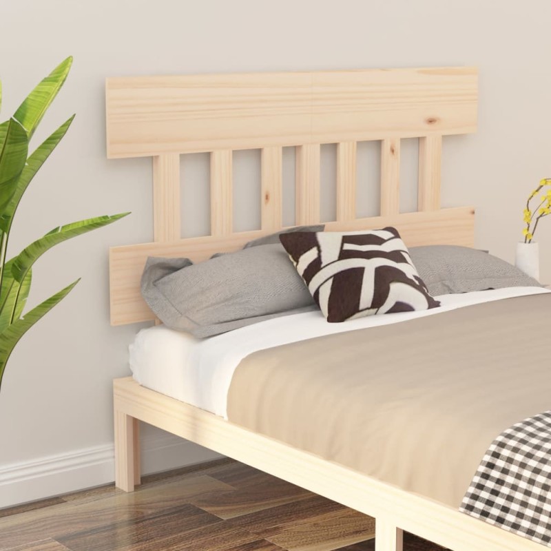 Testiera per Letto 138,5x3x81 cm in Legno Massello di Pino Testiera per Letto 138,5x3x81 cm in Legno Massello di Pino