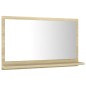 Specchio da Bagno Rovere Sonoma 60x10,5x37 cm in Truciolato Specchio da Bagno Rovere Sonoma 60x10,5x37 cm in Truciolato