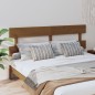 Testiera per Letto Miele 184x3x81 cm in Legno Massello di Pino