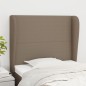 Testiera ad Orecchio Tortora 83x23x118/128 cm in Tessuto Testiera ad Orecchio Tortora 83x23x118/128 cm in Tessuto