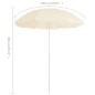 vidaXL Ombrellone da Esterni con Palo in Acciaio 180 cm Sabbia vidaXL Ombrellone da Esterni con Palo in Acciaio 180 cm Sabbia